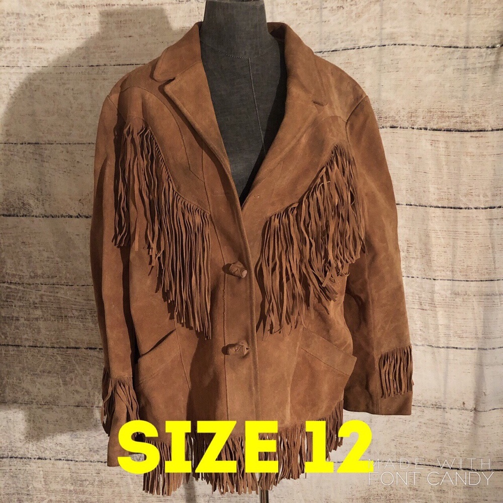 Vintage Pioneer Wear Fringe Jacket
